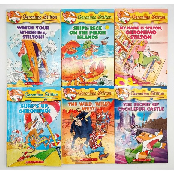 Geronimo Stilton Children's Chapter Paperback Books Lot of 18 - Picture 6 of 7